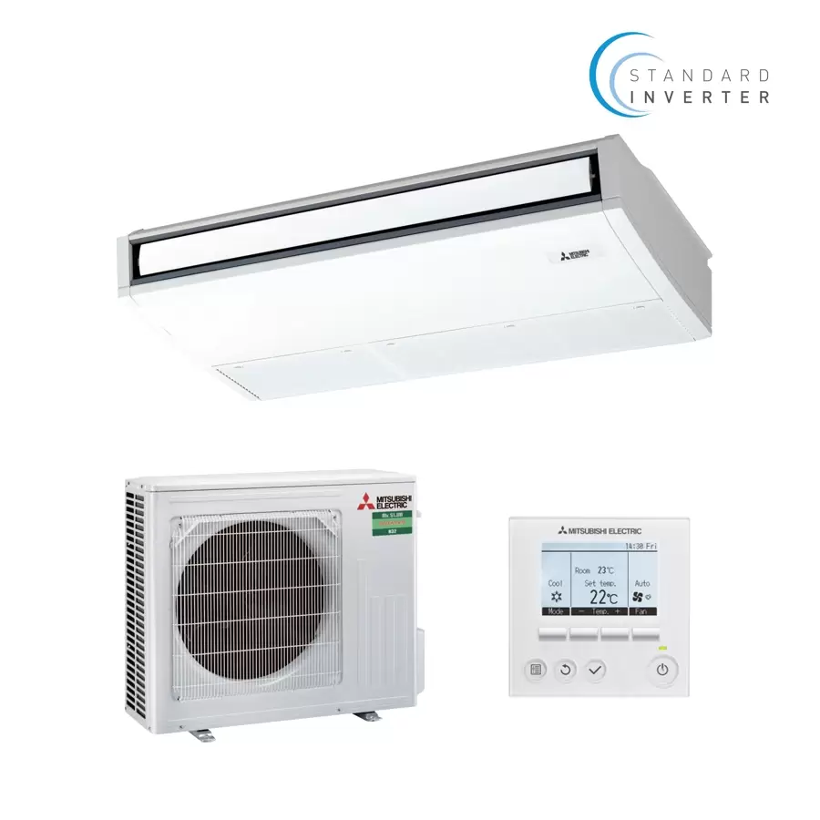 Mitsubishi-Electric-Ceiling-Suspended-PCA-M-Standard-INVERTER-50-cover Инверторен климатик за подово-таванен монтаж MITSUBISHI ELECTRIC PCA-M50KA/SUZ-M50VA Standart Inverter - Image 1