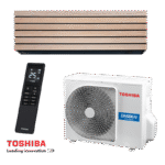 Инверторен климатик Toshiba Super Daiseikai 10 WOOD RAS-B10S4KVDG-E / RAS-10S4AVPG-E